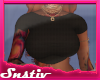 Busty:|:BlkT/Wht Bra