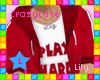 !L PlayHard Top Red M