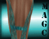 teal long dress