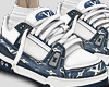 L.V Train* Blue ' Whit