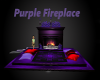 Purple Fire place
