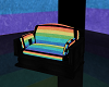 Rainbow cuddle chair