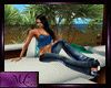 Sexy single sitting pose