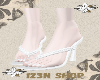 "N" white shoes