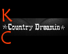 Country Dreamin Wallsign