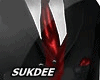 Red Tie Full Suit