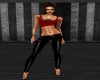 K* Red top w/black pants