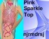 Pink Sparkle Top
