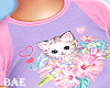 B| Lilac Kitten Tee