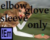 !Em White Elbow Glove Sl
