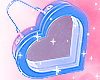 1S♥ Blue Heart Bag