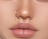 GOLD -HEART NOSE RING