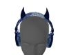 Blue Camo Horn HeadSet