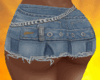 Skirt Blue Jeans + Belt