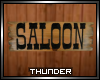 Wooden Saloon Sign