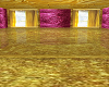 golden and pink ballroom