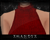 xMx:Red Sweater Tank