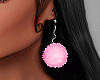 Pink earrings