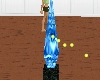 blue crystal obelisk