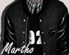 m. Black Varsity+P:Shirt