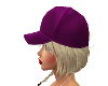 purple summer cap