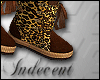 leopard/brown boots