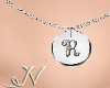 N. R Initial Necklace