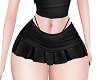 G Black Pleated Skirt