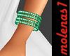 *M* Green Pearl Bracelet