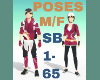 65 Poses Pack Sports M/F