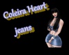 Coleira heart jeans