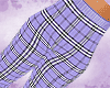 Kid Purple Plaid Pants