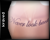 {K} Never look back