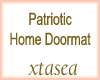 Patriotic Home Doormat