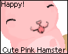 Happy Pink Hamster