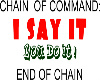 ~P~ Chain of Command