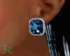 [3c] Blue Earrings