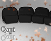 Black Curved Sofa