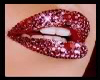 Red Sparkling Lips