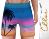 PNL Palm Ombre Shorts