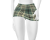 soft sage plaid skirt