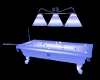 powder blue  pooltable