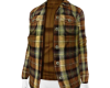 BOBBY BEIGE FLANNEL TOP