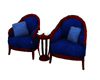 Blue Aristrocrat Chairs