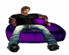 purple beanbag chair