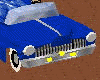 Blue Antique Car Bed