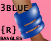 3 Blue Bangles