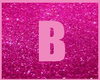 Pink Letter B
