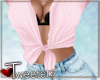 Pink Open Blouse