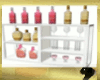 *Pink & Gold Wine Shelf